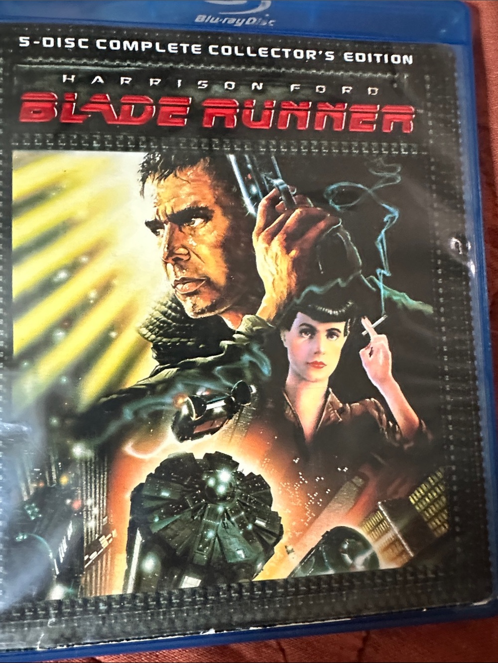 Warner Bros. Blade Runner Blu-ray Cover — Black, Red, Blue, Yellow, Green